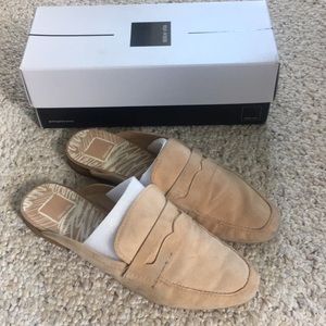 Dolce Vita Cybil Blush Suede Loafer Mule